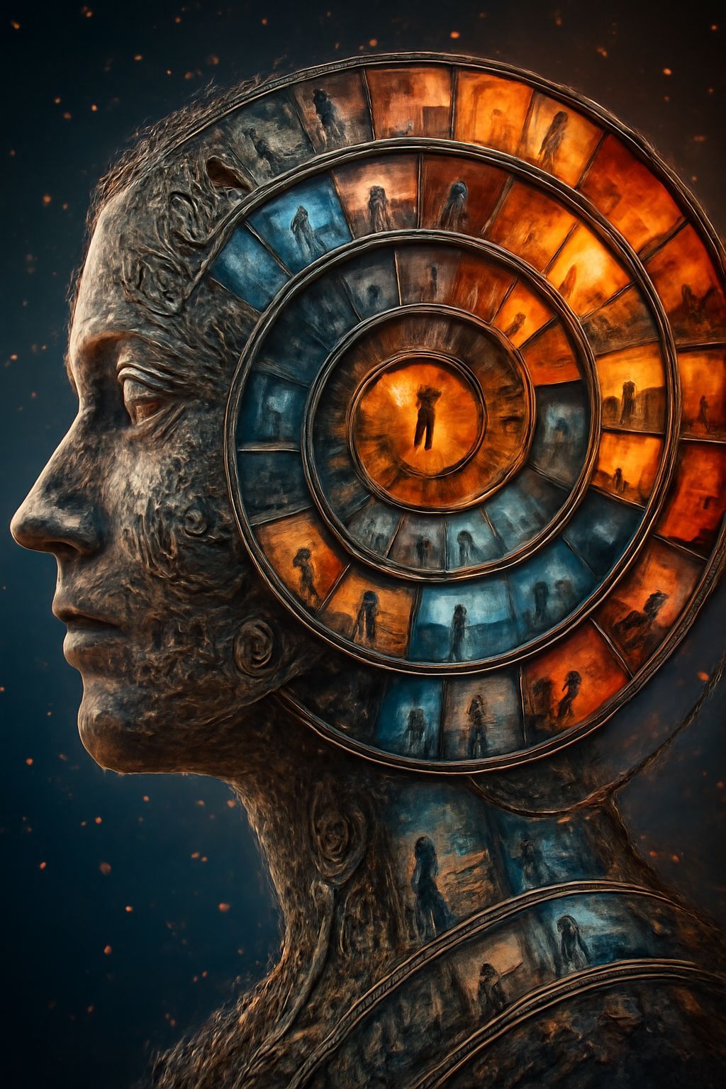 Life Unspooled as a Sculpted Film Reel Masterpiece