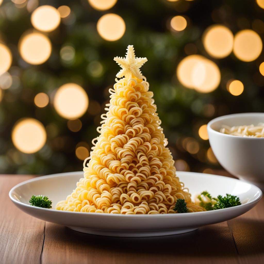 Ramen Christmas Tree: Professional Photography