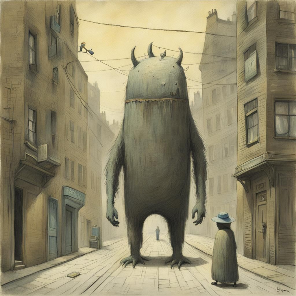 Monster Made of Laundry by Shaun Tan