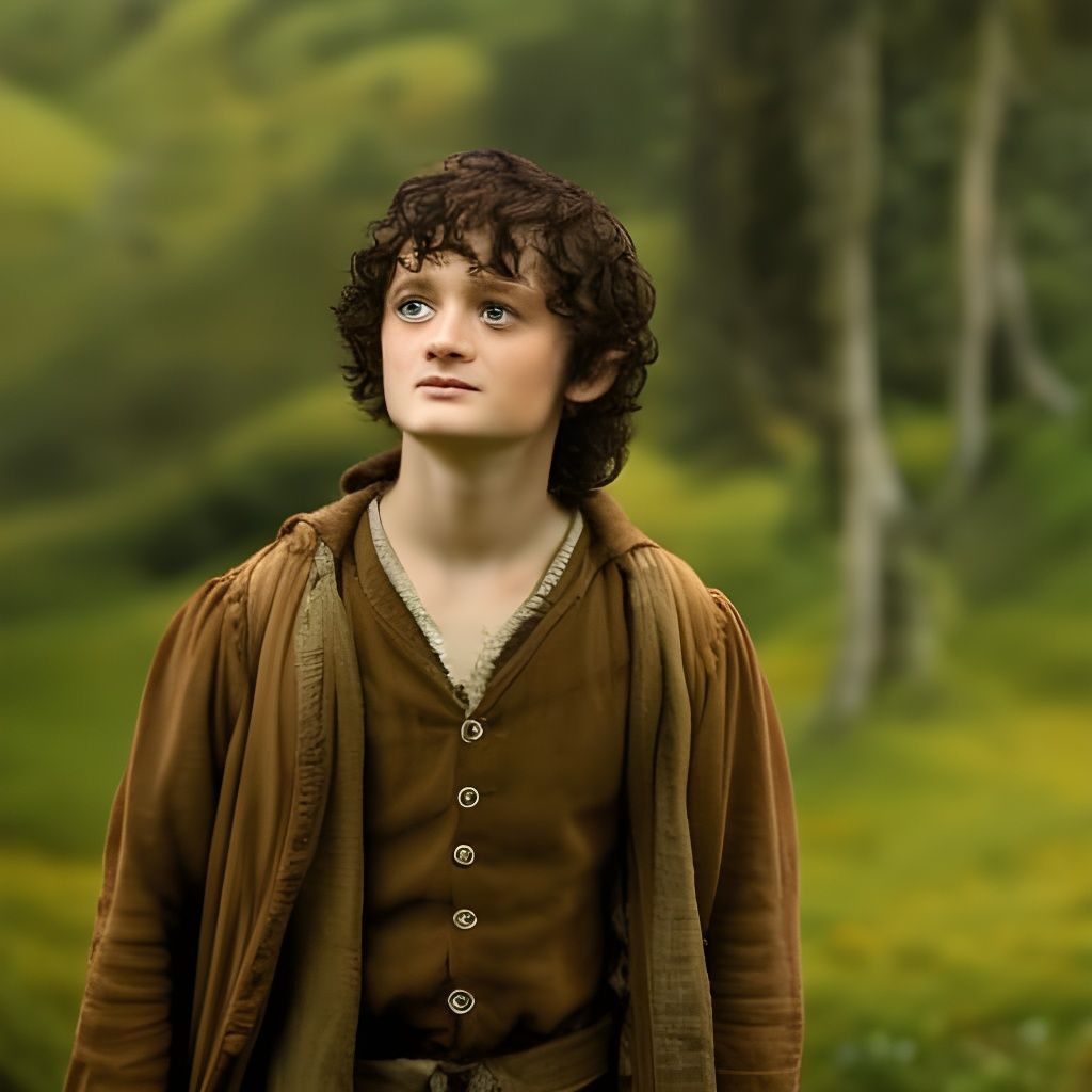 Frodo Baggins Portrait in Natural Lighting