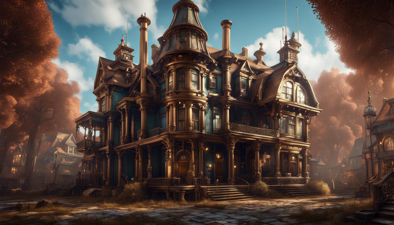Steampunk Mansion.