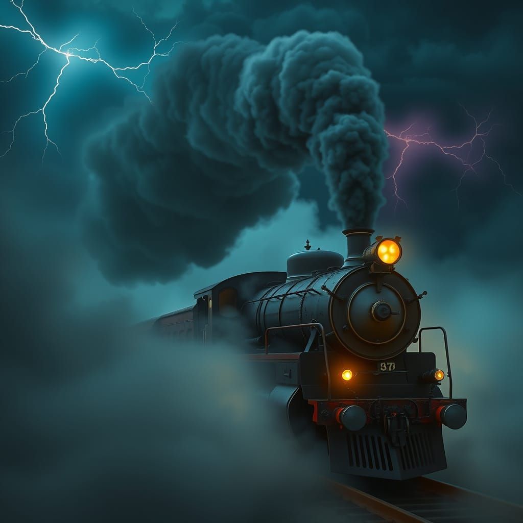 A hauntingly beautiful dark fantasy painting, capturing the ...