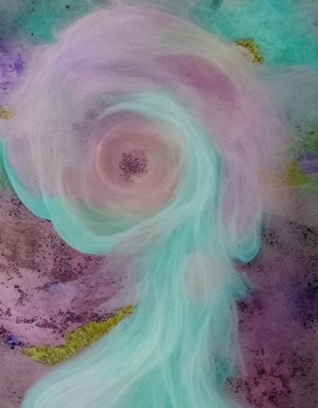 Woman's Dreamscape Portrait in Ethereal Style