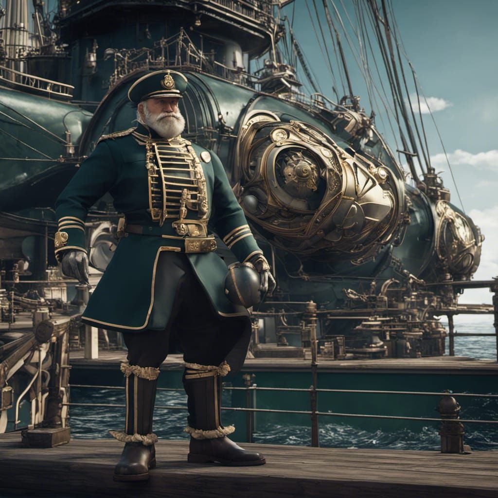 Captain Nemo and Nautilus at Seaport Quay