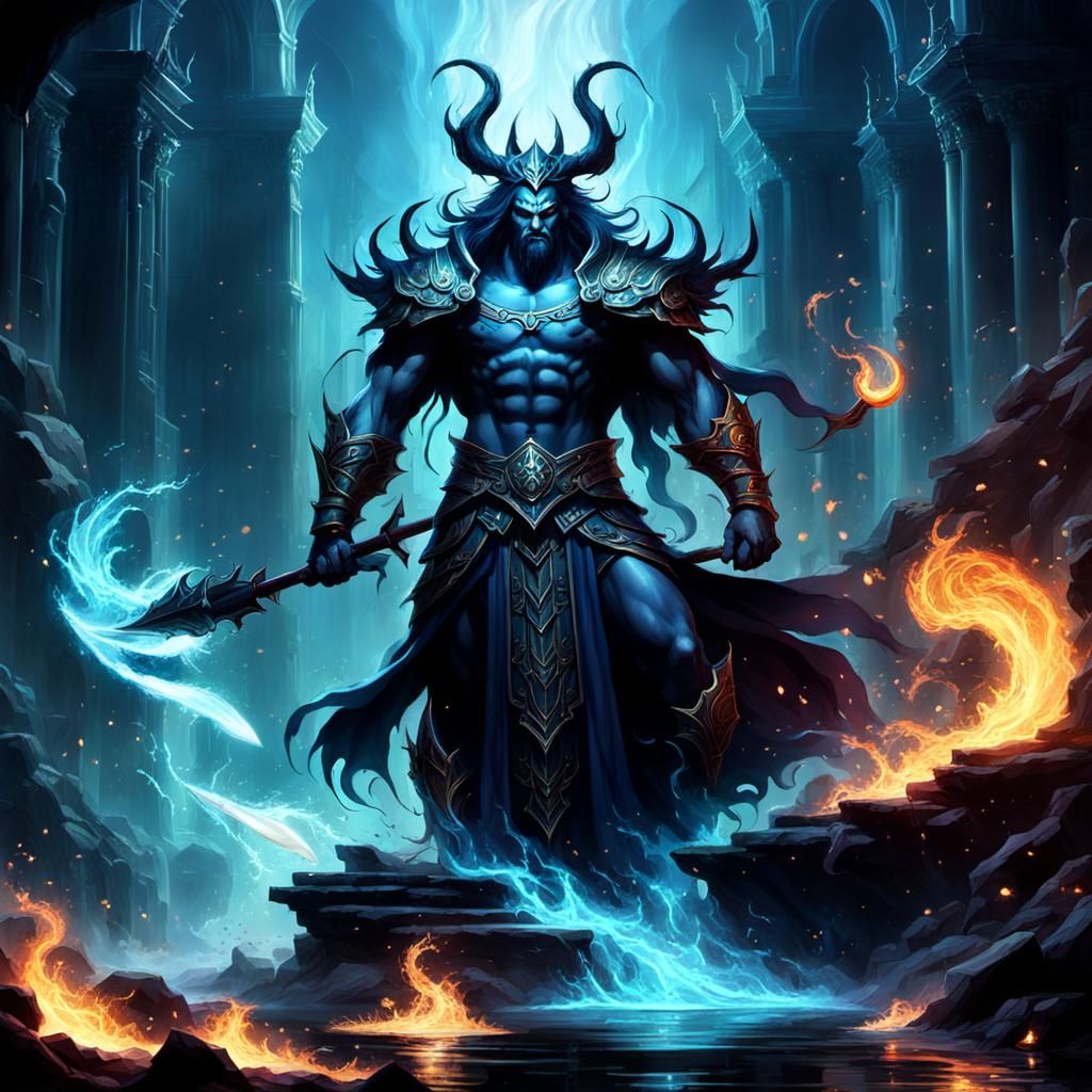 Dramatic and Dreamy Hades Illustration