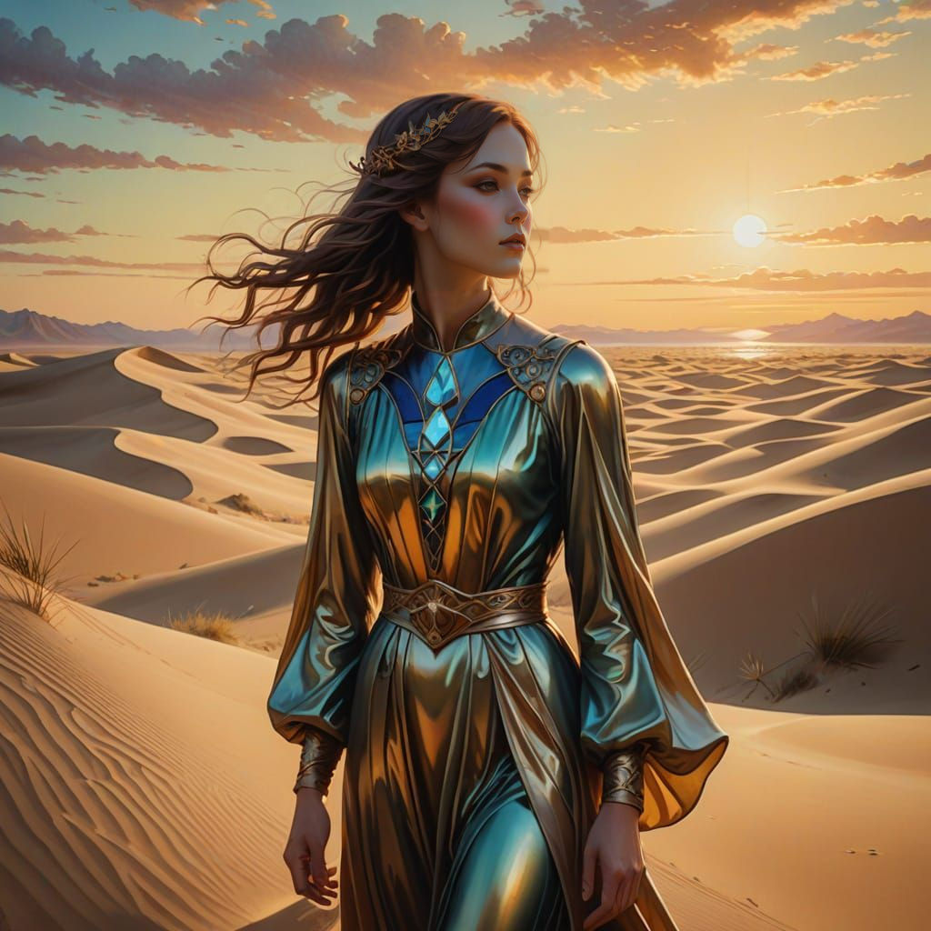 Mystical Sand Palace in Jewel Tones