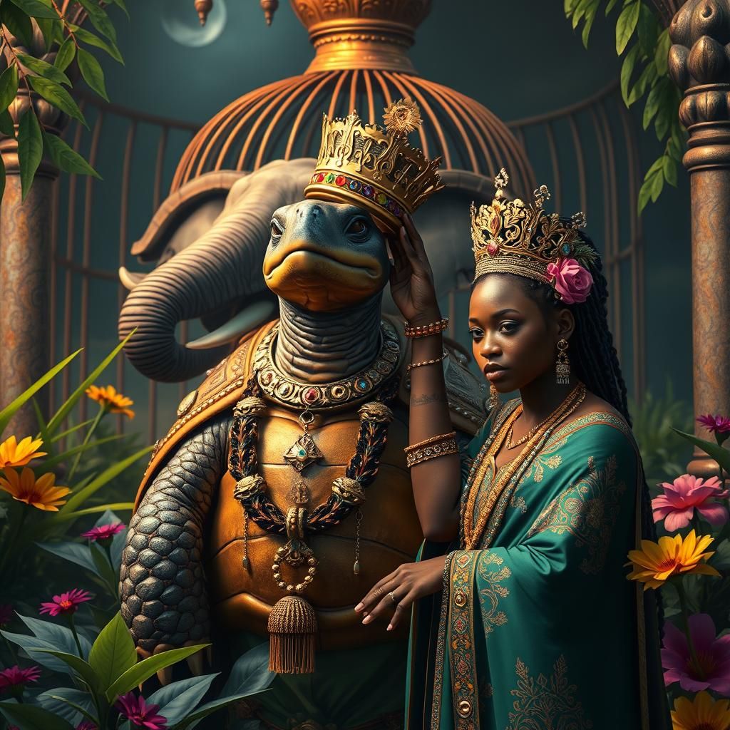 Tortoise Coronation Ceremony with Nigerian Princess