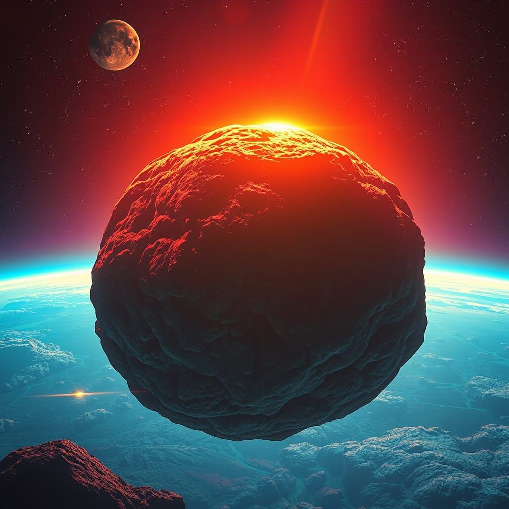 Cosmic Probe Records Lonely Asteroid's Thoughts in Neon Ligh...