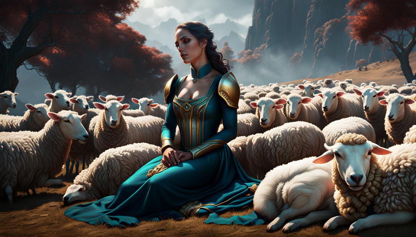 Android Dreams of Sheep: Fantasy Concept Art