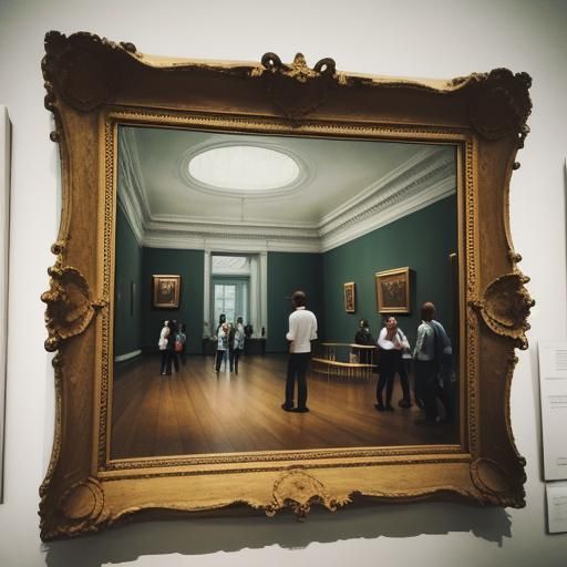 Inside an Art Museum: An AI Interpretation
