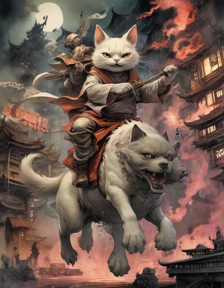 SanSa - Yokai Hunter - The kawaii neko-mata Gang - Nekomoto ...