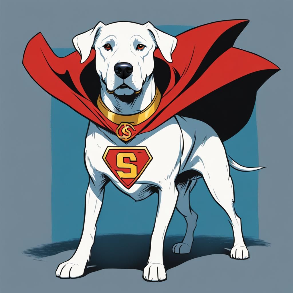 Krypto the Superdog with Cape