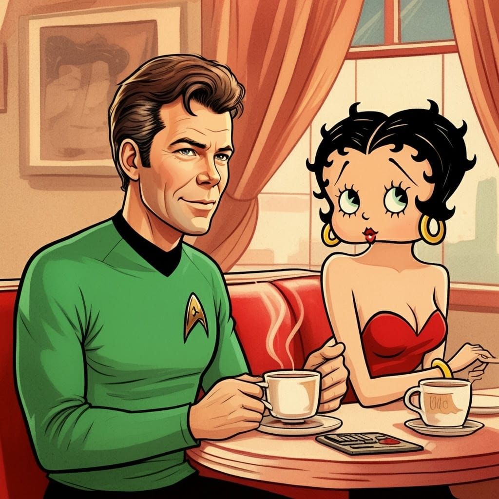 Kirk and Bettie Boop: Retro Diner Adventure