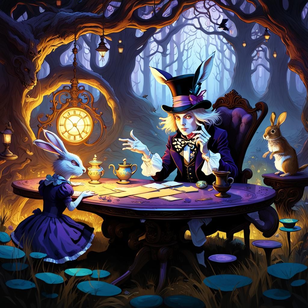 Alice in Dark Wonderland: Fantasy Concept Art