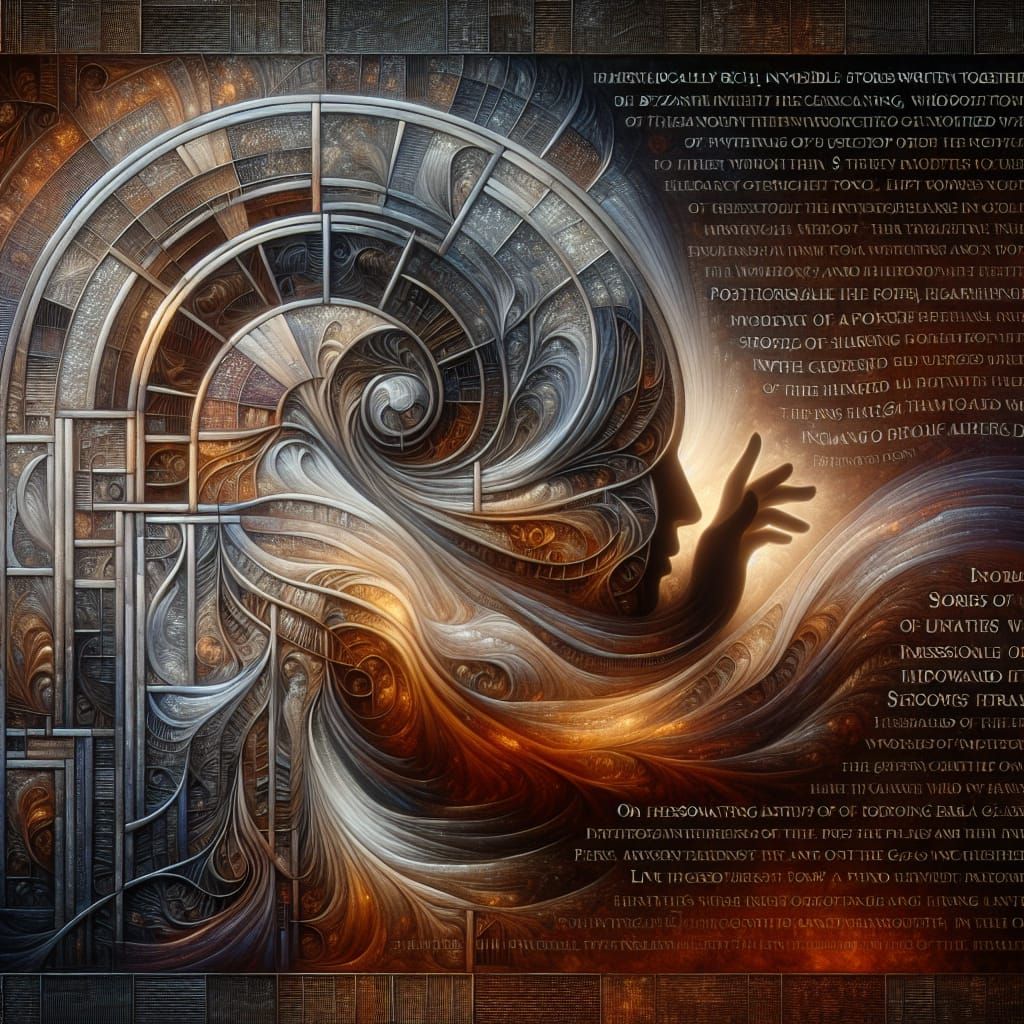 Intricate Woven Sculpture of Whispered Byzantine Secrets