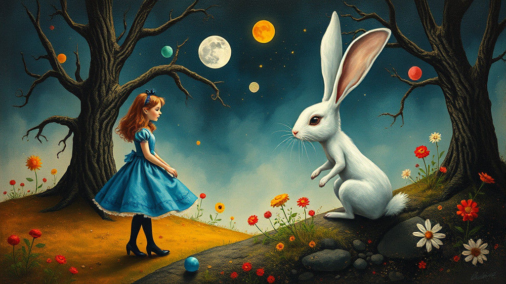Alice in Wonderland: Whimsical Surrealism