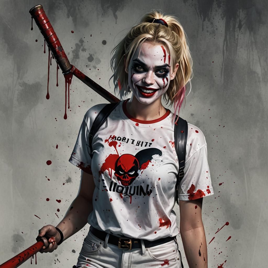 Harley Quinn as Vampire: Dark Fantasy Concept Art