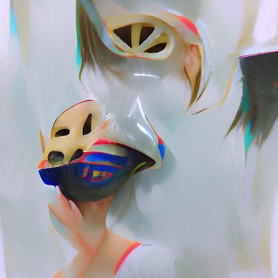 AI Generated Ornate Mask Image