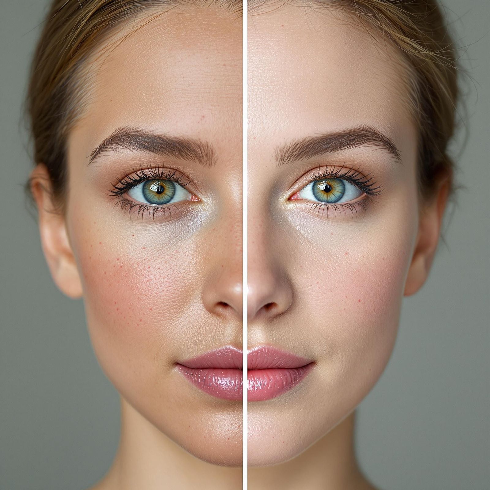 Radiant Skin Transformation in a Sony Alpha Portrait