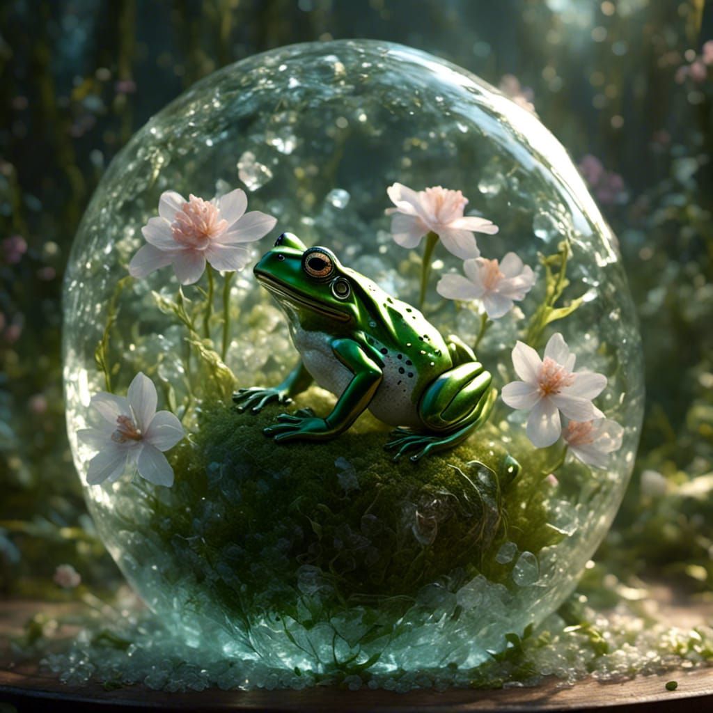 frozen frog