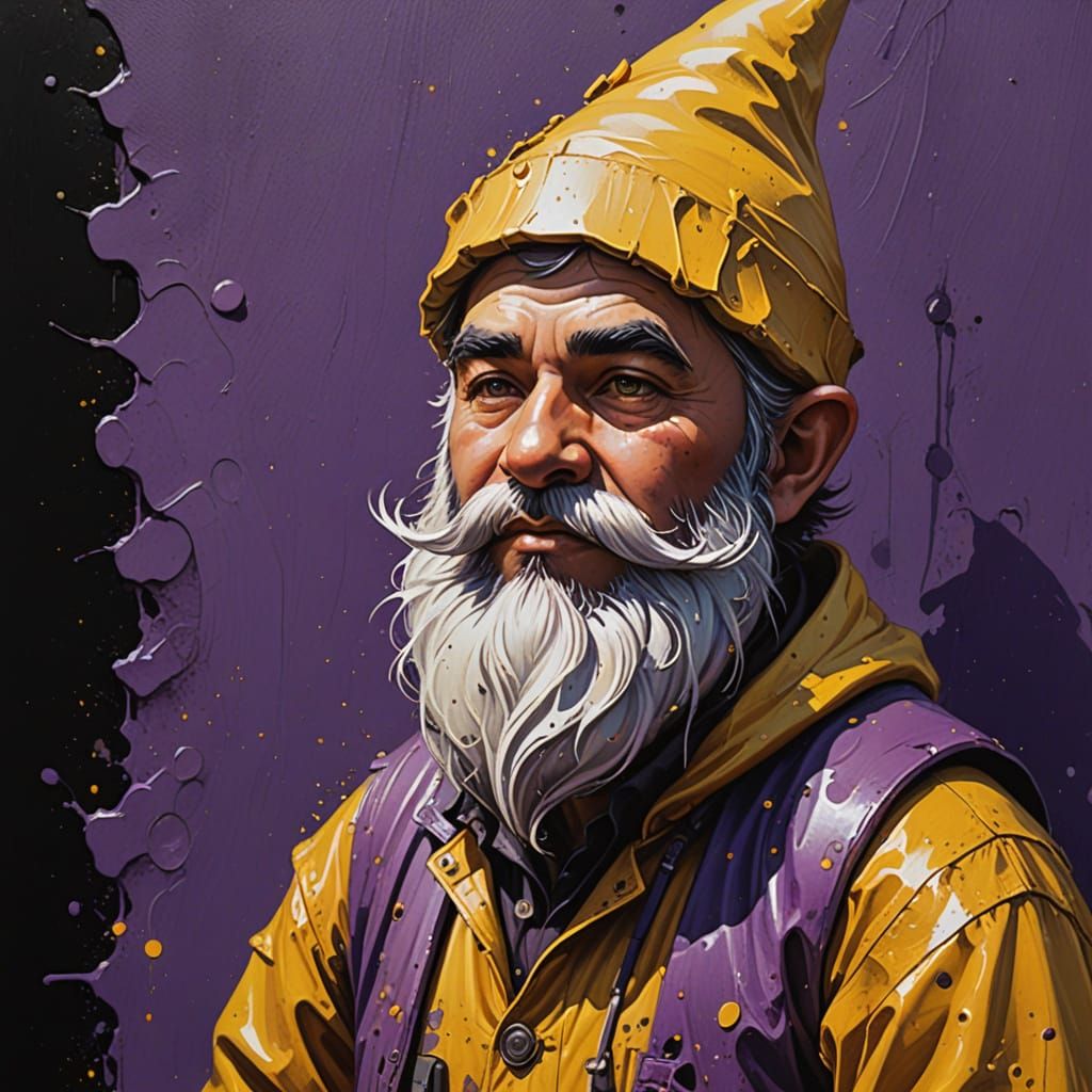 Vibrant Gnome Bard in Golden Hour Lighting