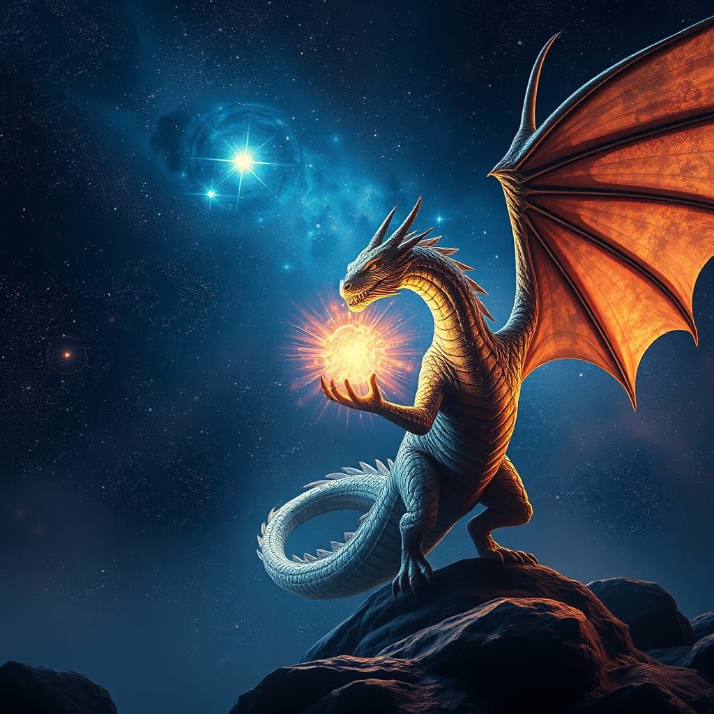 Cosmic Dragon Soaring Through Intergalactic Galaxies