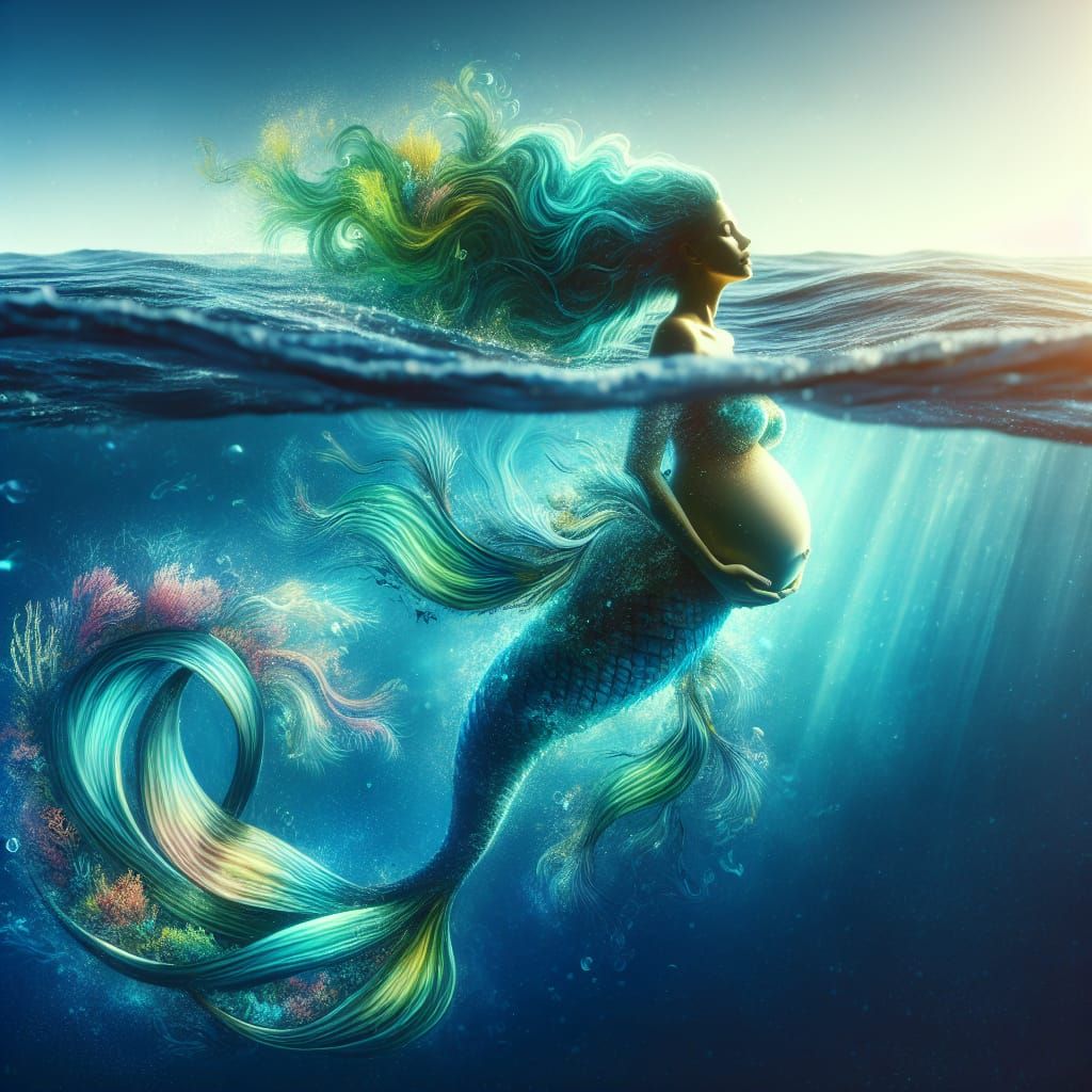 pregnant mermaid