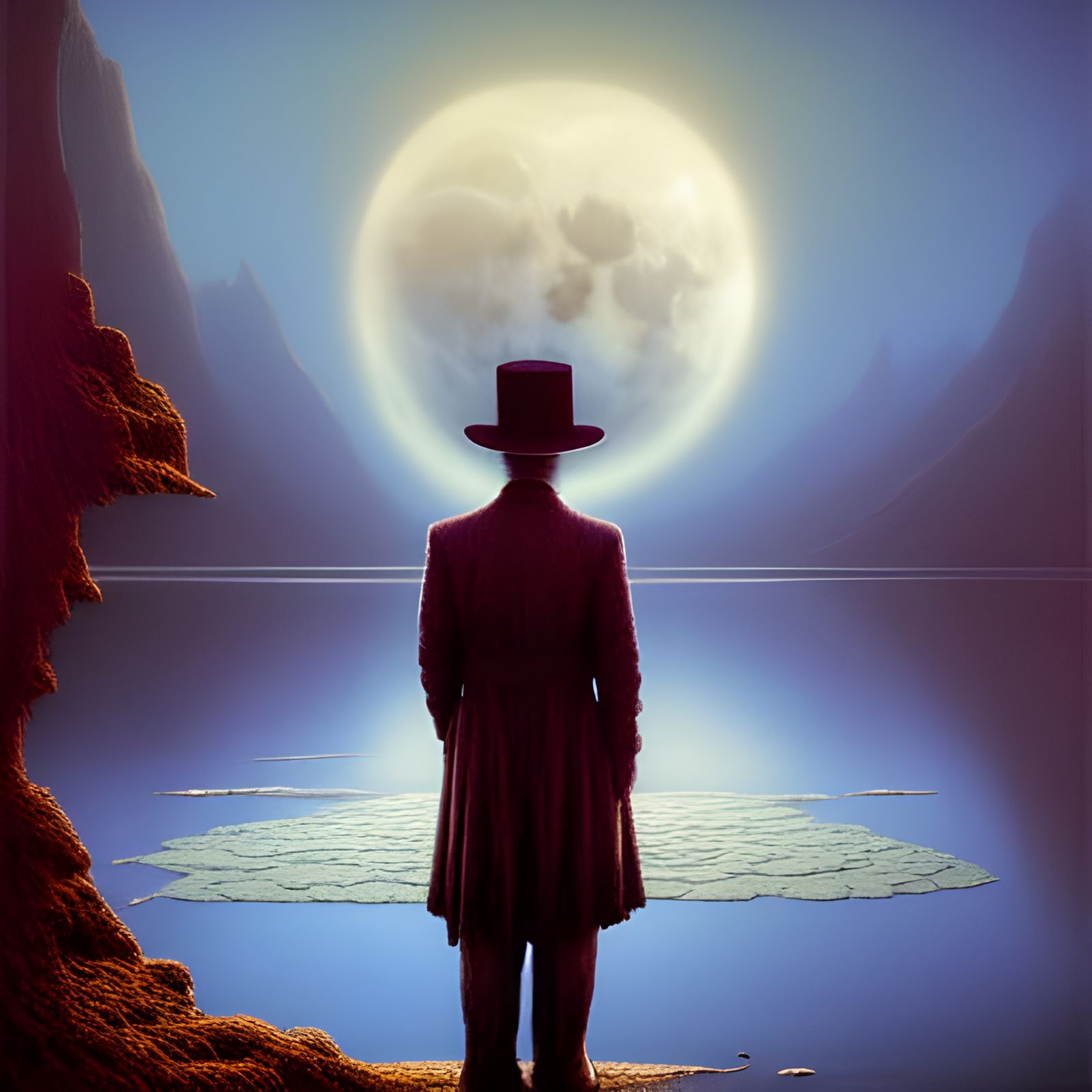 Staring at the Moon
