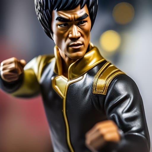 Bruce Lee as Action Toy: Professional Photography
