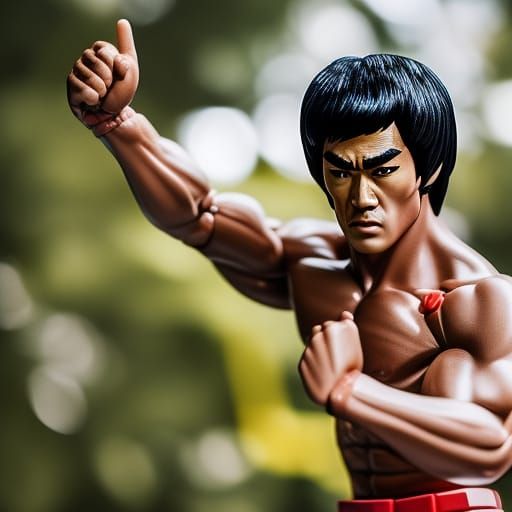 Bruce Lee as Action Figure: Professional Photography