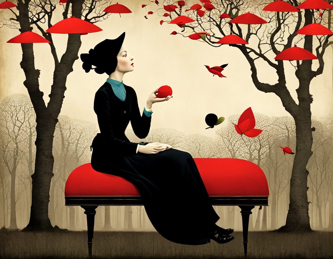 The Little Dreamer in Vibrant Pop Art Style