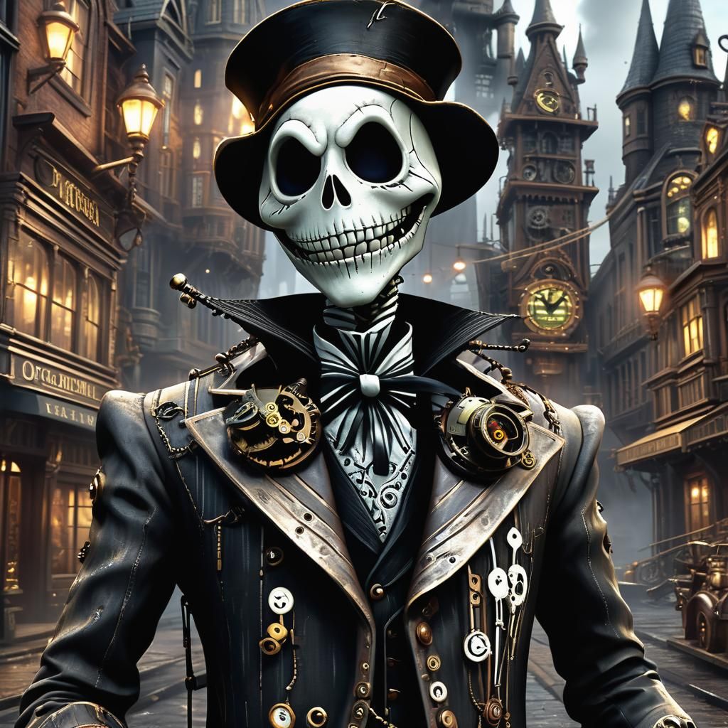another steampunk Jack Skellington