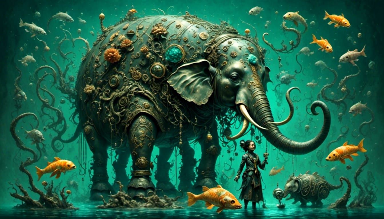 Eerie Biological Horror in Junji Ito Style