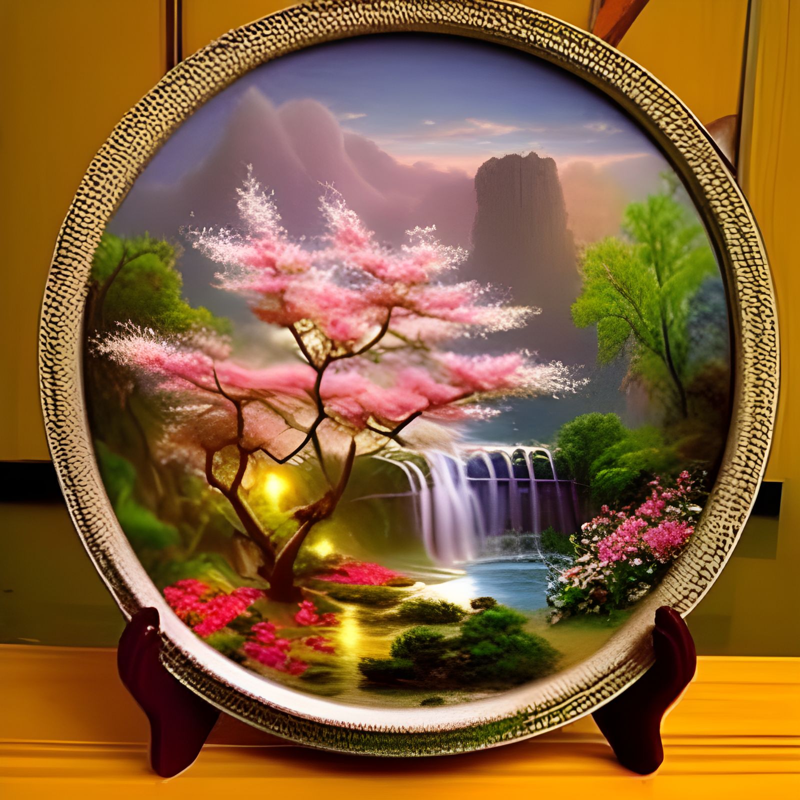 Blooming Miniature Garden: Speed Painting Masterpiece