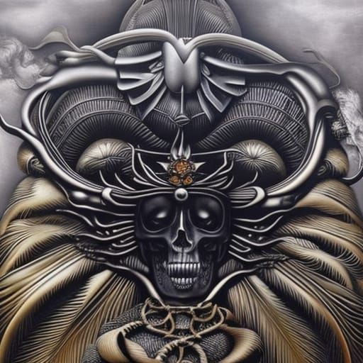 Post-Apocalyptic Wonderland in Steampunk Art Nouveau Style