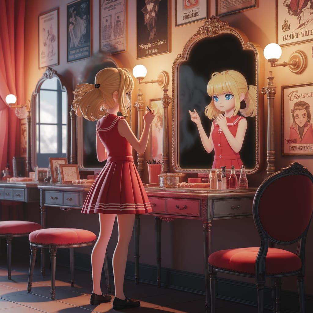 Enchanted Backstage: Teenage Magic Theatrical Actress Unveil...