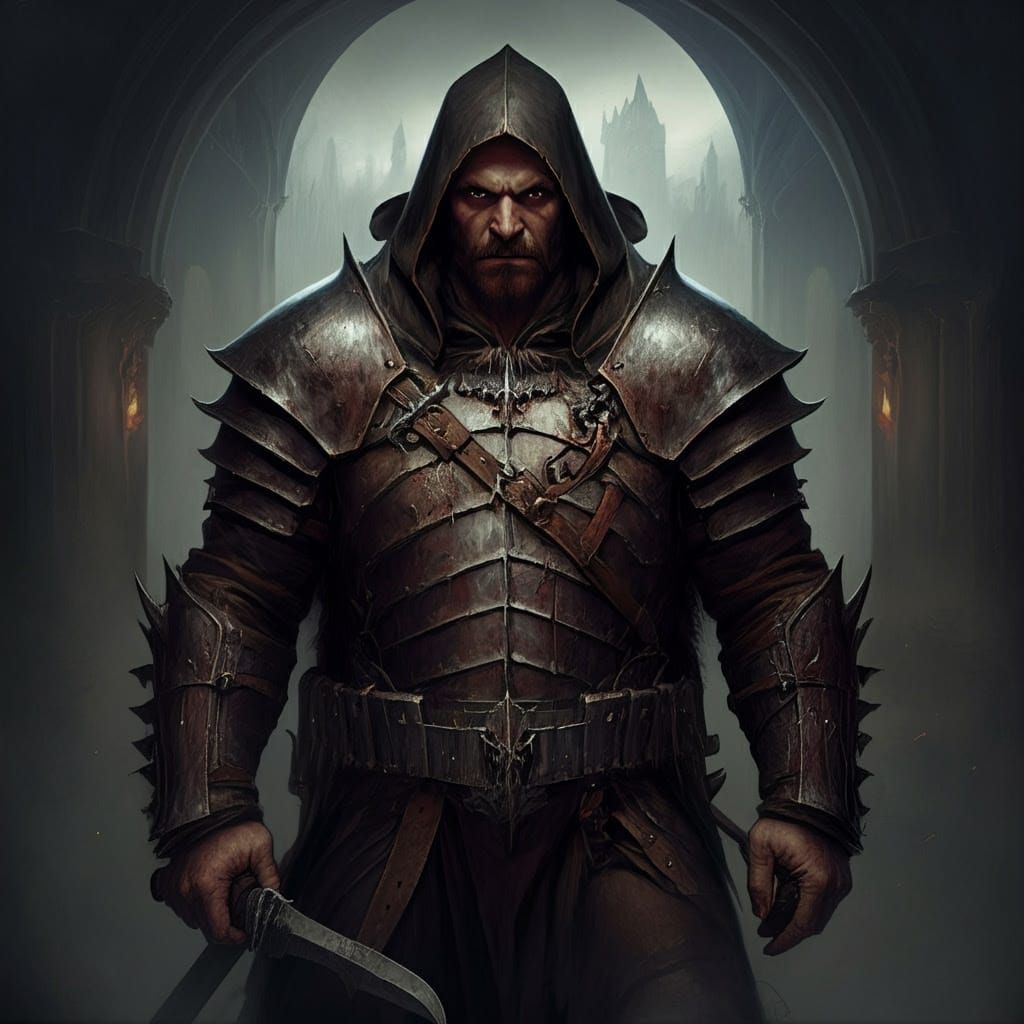 Dark Fantasy Landscape in Grimdark Style