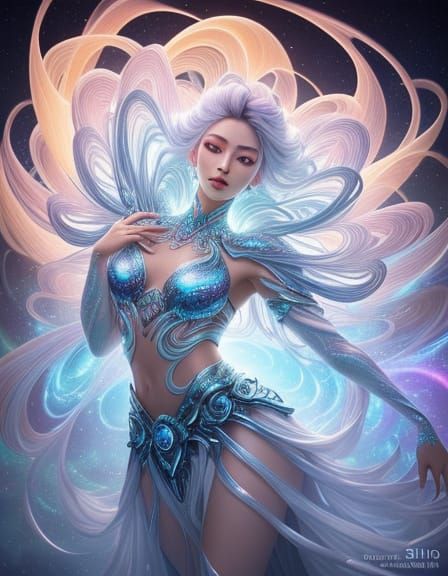 Surreal Kanji-Inspired Masterpiece: Ethereal Vortex and Glow...