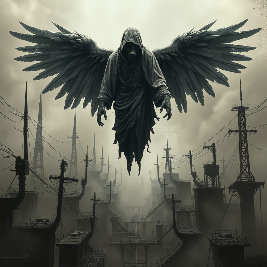 Fallen Angel Ominously Descends into Post-Apocalyptic Wastel...