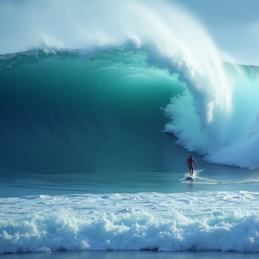 Giant Wave Protects a Safe Haven