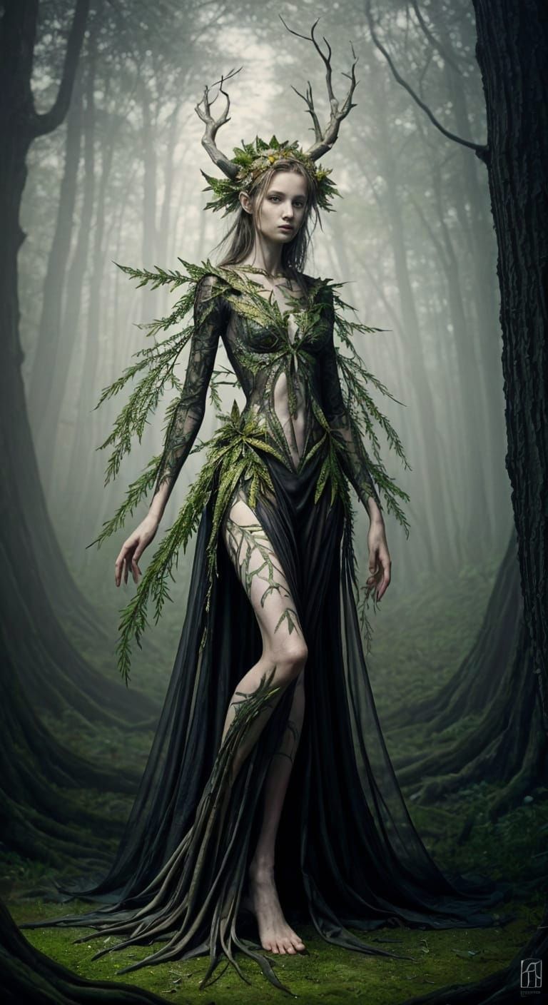 Elegant Shadowy Tree-Fairy Hybrid