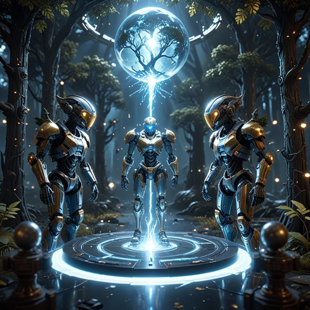 Robots Discover Universal Laws in Cosmic Display