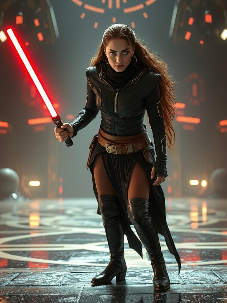 Andor Guest Star Action Shot on Coruscant