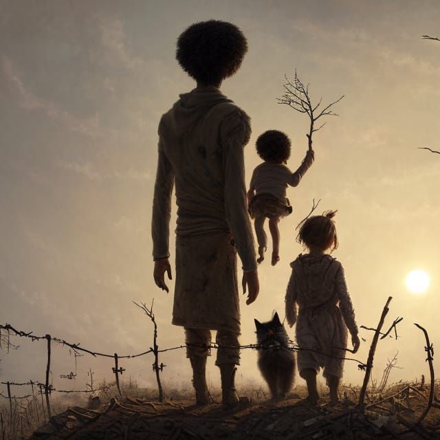 Family Rebuilds Hope in Desolate Post-Apocalyptic Landscape