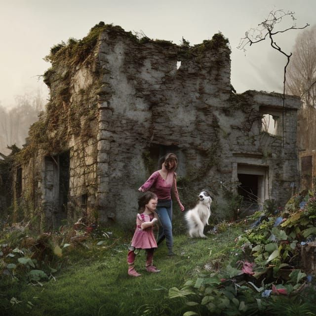 Hope Reborn Within Ruins: Family's Garden Blooms Amidst Pris...