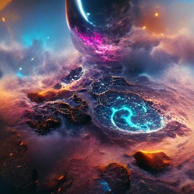 Colorful Nebula Concept Art in 8K Resolution