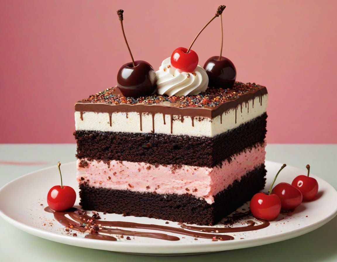 🥉chocolate cherry cake