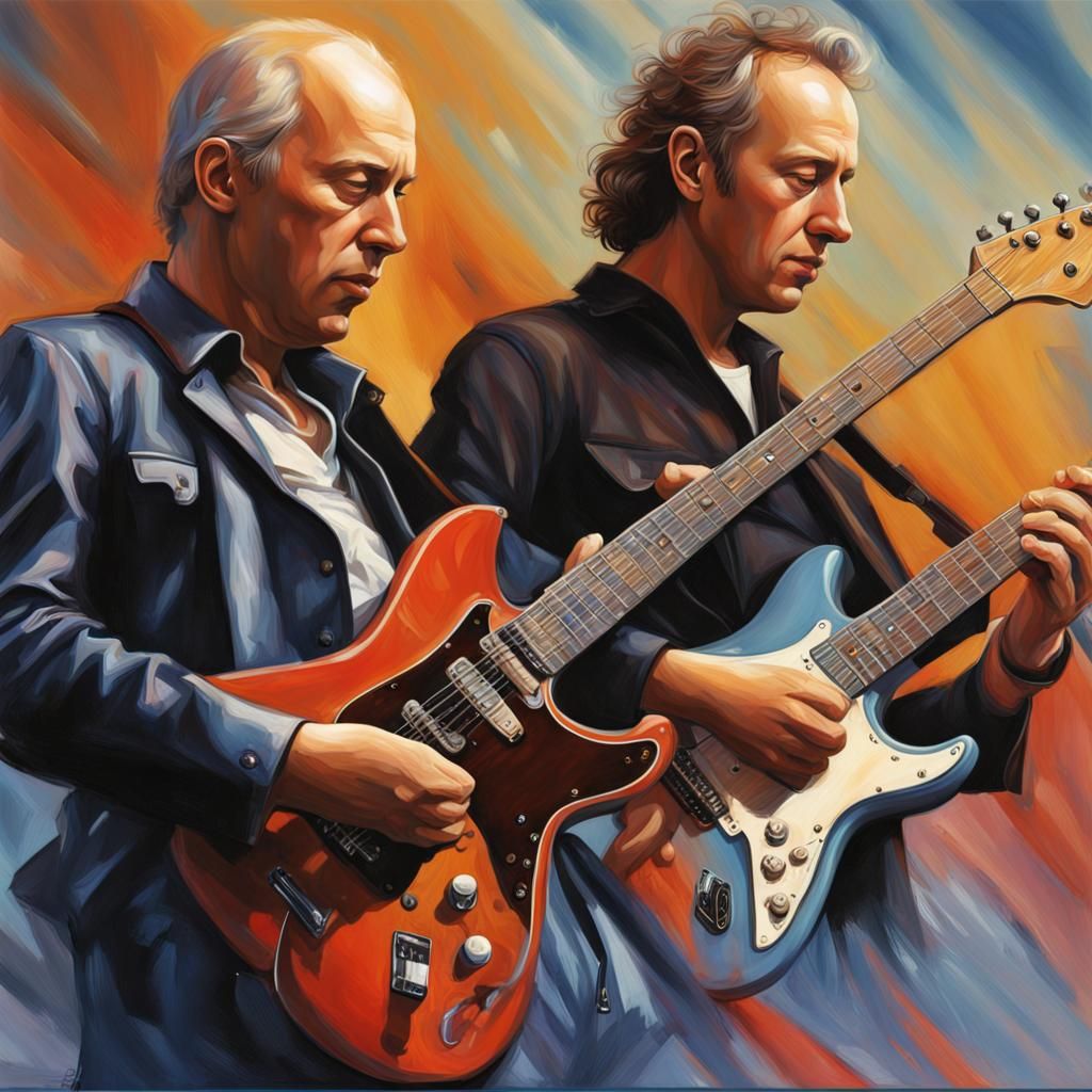 Mark Knopfler, Brothers in Arms: Hyperrealistic Portrait