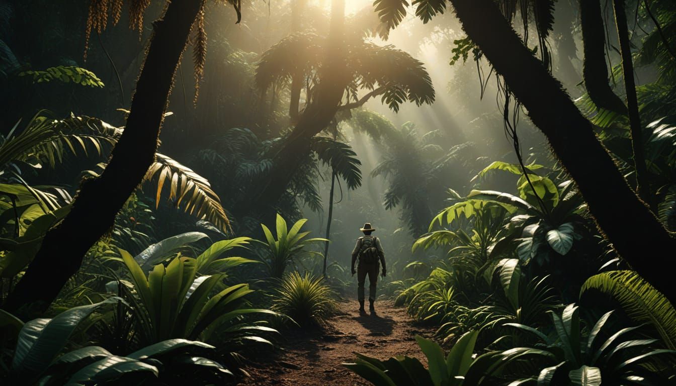 An expedition in a tropical jungle VII