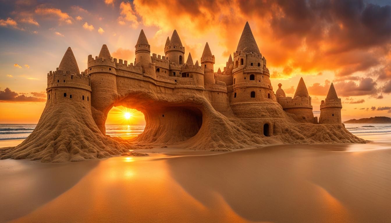 Sunset at Sand Castle